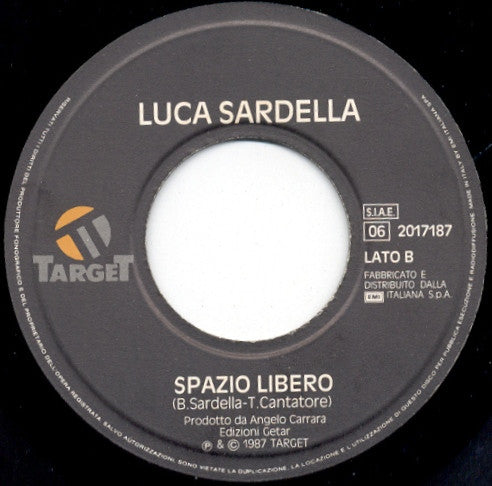 Luca Sardella – Una Storia Pulita (7", Italy - 1987)
