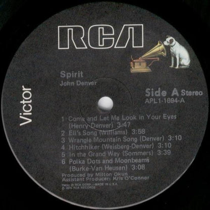 John Denver – Spirit (LP, Album, US - 1976)