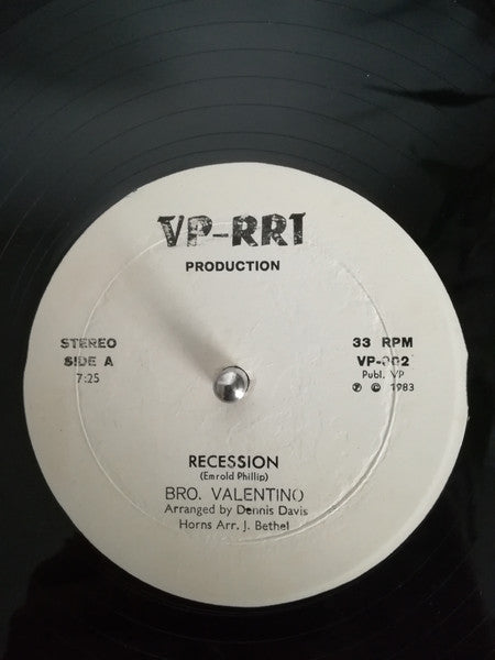 Brother Valentino – Recession / Down With The C.B.I. (12", Trinidad & Tobago - 1983)
