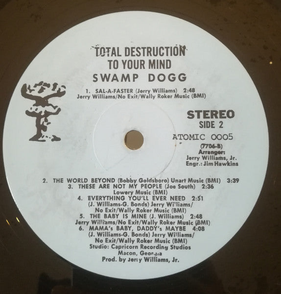 Swamp Dogg – Total Destruction To Your Mind (LP, Album, Reissue, Barbados)