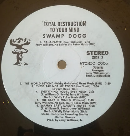Swamp Dogg – Total Destruction To Your Mind (LP, Album, Reissue, Barbados)