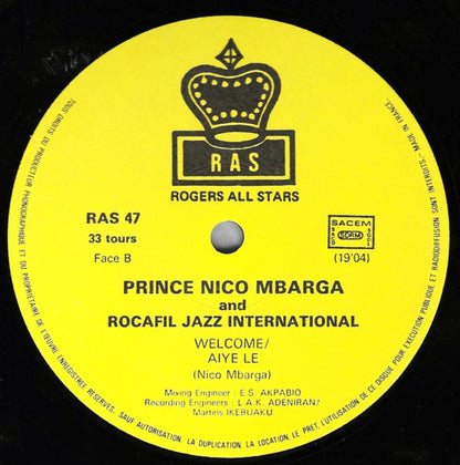 Prince Nico Mbarga And Rocafil Jazz – Lucky Marriage! (LP, Album, France - 1981)