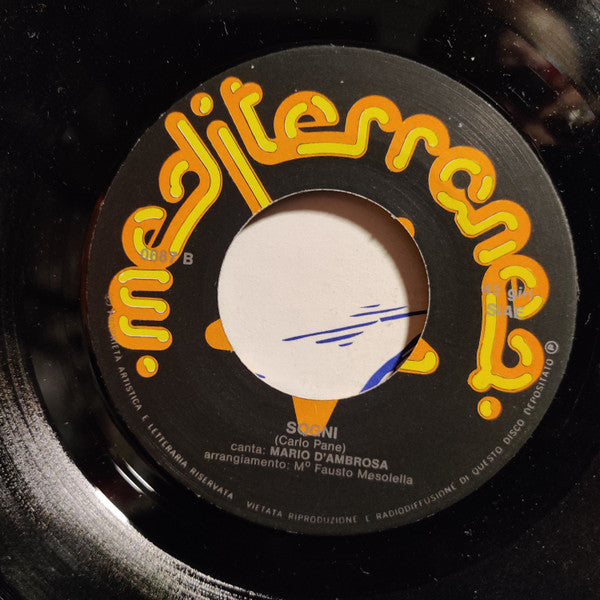 Mario D'Ambrosa – Passione / Sogni (7", Italy)