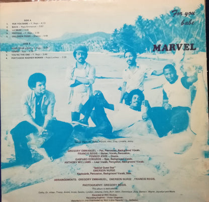 Marvel (50) – For You Babe (LP, Album, Barbados - 1977)