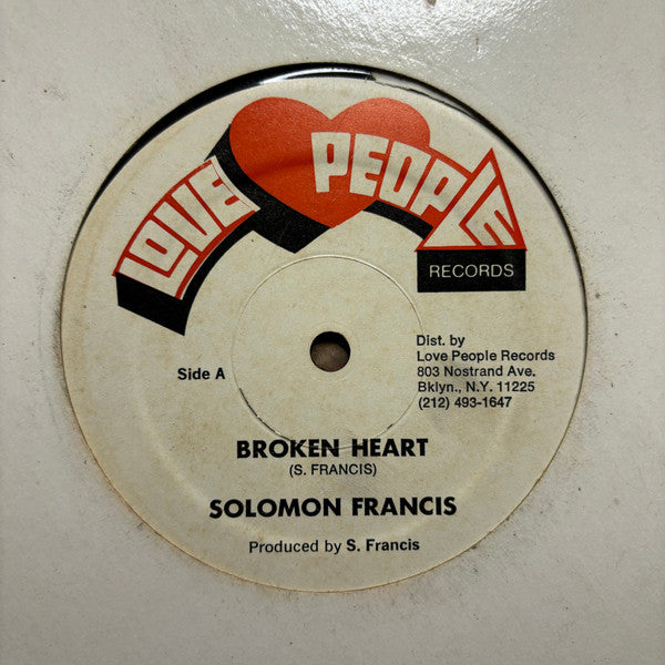 Solomon Francis – Broken Heart (12", Barbados)