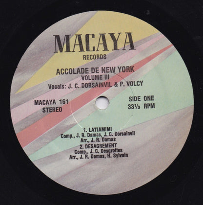 Accolade De New York – Vol. III (LP, US - 1982)