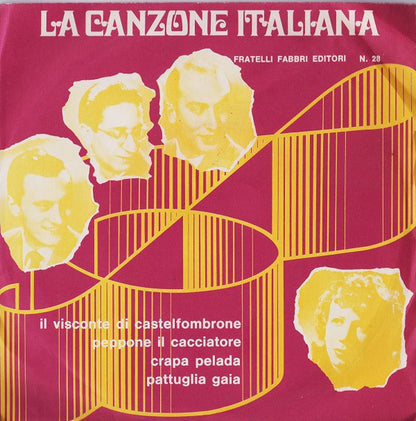 Quartetto Cetra – La Canzone Italiana - N° 28 (7", Italy - 1970)