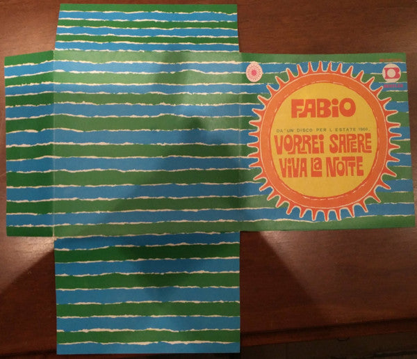 Fabio (57) – Vorrei Sapere / Viva La Notte (7", Italy - 1968)