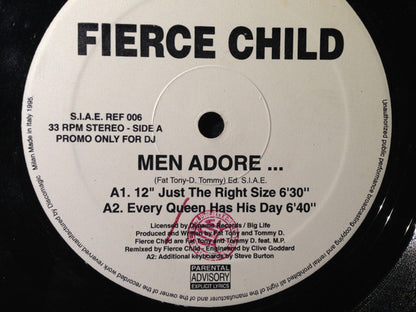 Fierce Child – Men Adore... (12", Italy - 1995)
