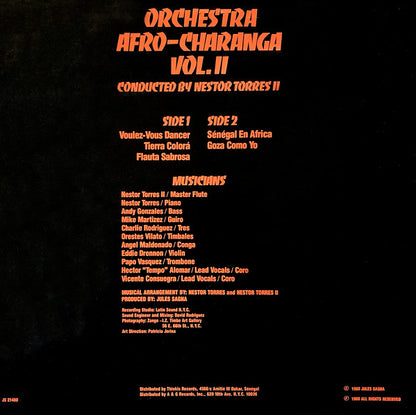 Orchestra Afro-Charanga, Nestor Torres – Orchestra Afro-Charanga Vol.II (LP, Album, US - 1980)