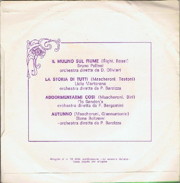 Various – La Canzone Italiana - N° 34 (7", Italy - 1970)