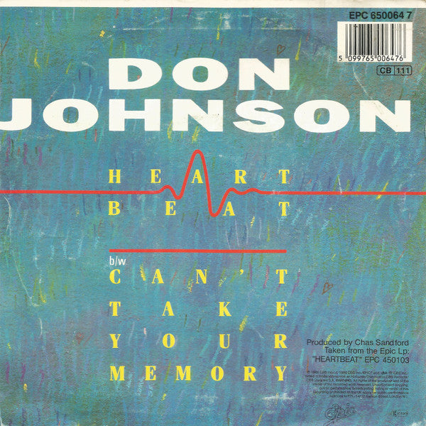 Don Johnson – Heart Beat (7", Europe - 1986)