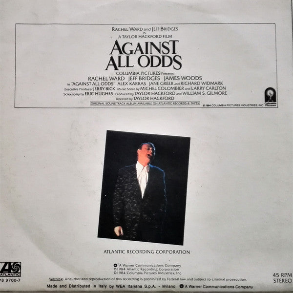 Phil Collins – Against All Odds (Take A Look At Me Now) (7", Italy - 1984)