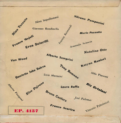 Nino Impallomeni E Il Suo Sestetto – L'Uomo Dal Braccio D'Oro (7", Italy - 1956)