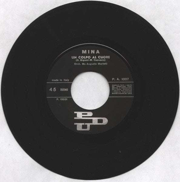 Mina (3) – Allegria (7", Italy - 1968)