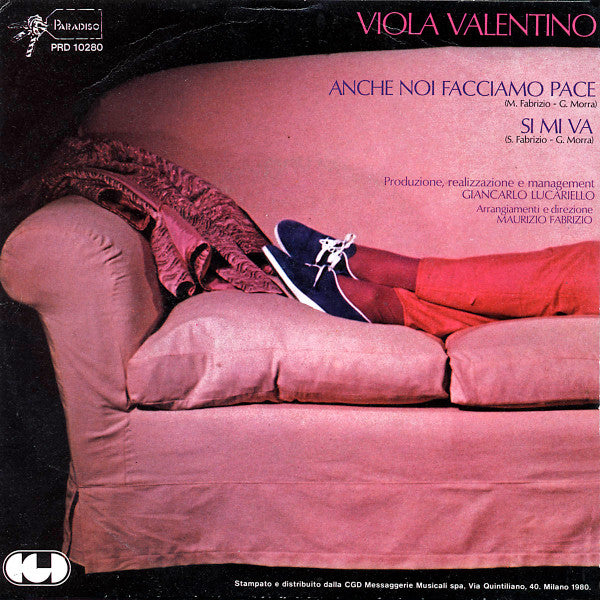 Viola Valentino – Anche Noi Facciamo Pace (7", Italy - 1980)