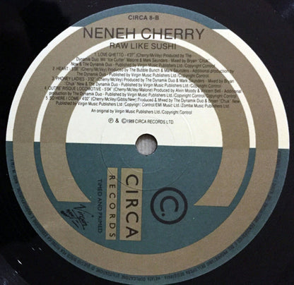 Neneh Cherry – Raw Like Sushi (LP, Album, Italy - 1989)