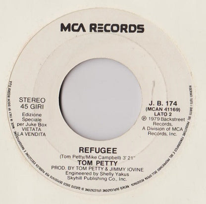 Dan-I, Tom Petty – Monkey Chop / Refugee (7", Italy - 1980)