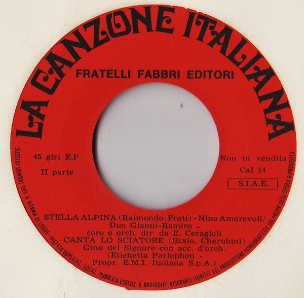 Various – La Canzone Italiana - N° 14 (7", Italy - 1970)