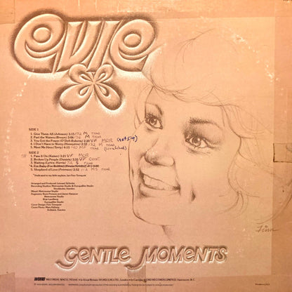 Evie (2) – Gentle Moments (LP, US - 1976)
