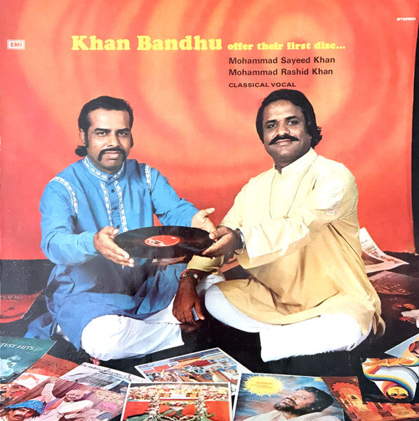 Khan Bandhu, Mohammad Sayeed Khan, Ustad Mohammad Rashid Khan – Khan Bandhu Offer Their First Disc… (Classical Vocal) (LP, India - 1976)