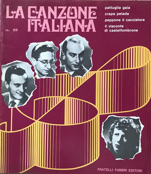 Quartetto Cetra – La Canzone Italiana - N° 28 (7", Italy - 1970)