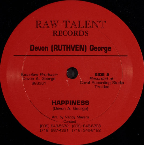 Anthony Devon George – Happiness (12", US)
