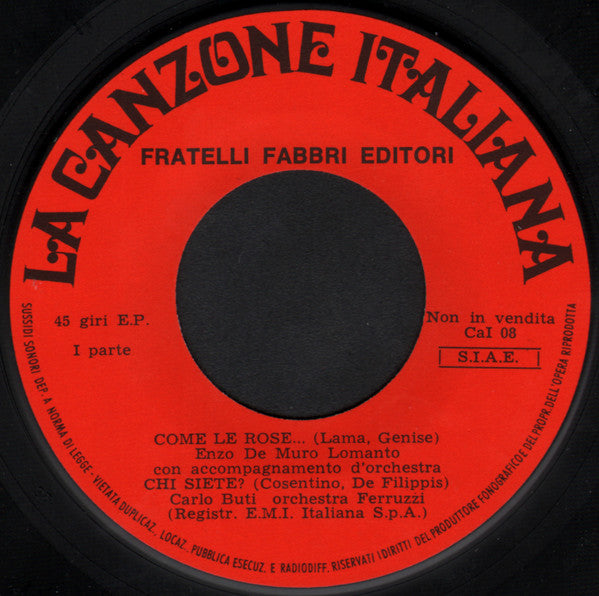 Various – La Canzone Italiana - N° 8 (7", Italy - 1970)