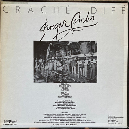 Shoogar Combo – Craché Difé (LP, Album, US - 1979)