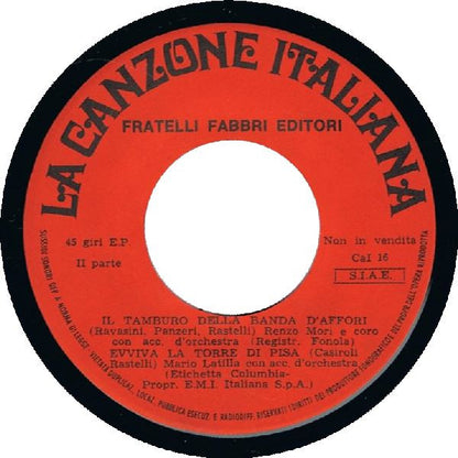 Various – La Canzone Italiana - N° 16 (7", Italy - 1970)