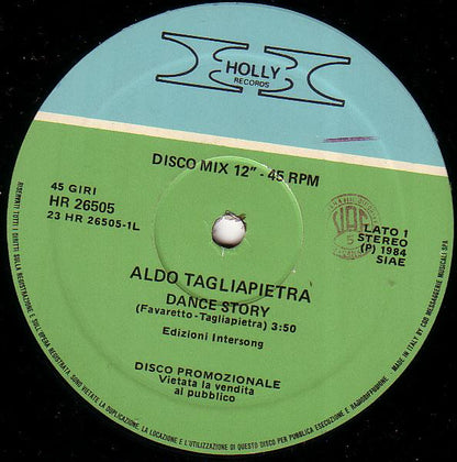 Aldo Tagliapietra – Dance Story  (12", Italy - 1984)