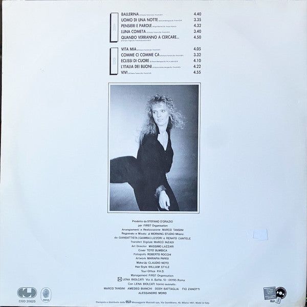 Lena Biolcati – Ballerina (LP, Album, Italy - 1987)