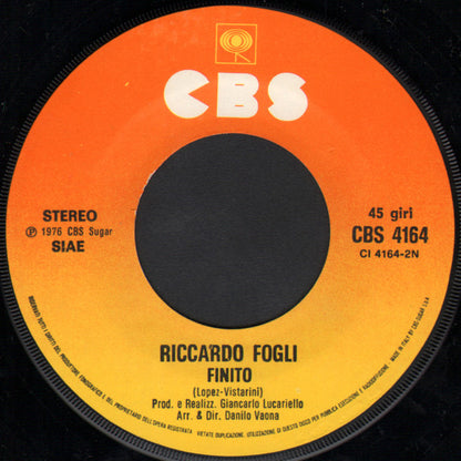 Riccardo Fogli – Mondo (7", Italy - 1976)
