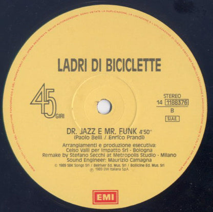 Ladri Di Biciclette – Dr. Jazz E Mr. Funk (Remix Version) (12", Italy - 1989)