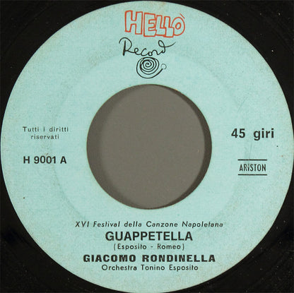 Giacomo Rondinella – Guappetella (7", Italy - 1968)