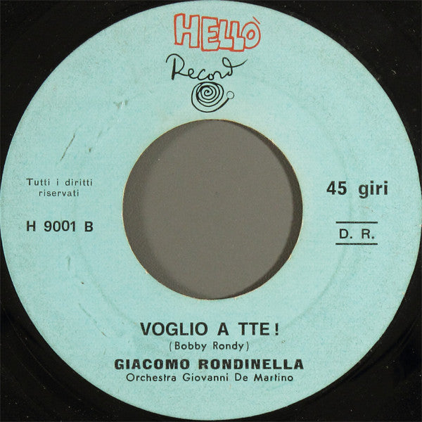 Giacomo Rondinella – Guappetella (7", Italy - 1968)