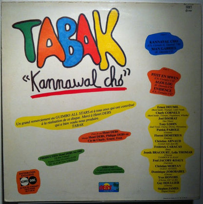 Tabak – Kannawal Chó (LP, Album, France - 1985)