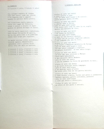 Lucio Dalla – Il Giorno Aveva Cinque Teste (LP, Album, Italy - 1973)