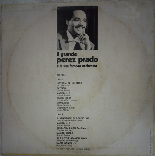Perez Prado And His Orchestra – Il Grande Perez Prado E La Sua Famosa Orchestra (LP, Compilation, Italy - 1972)