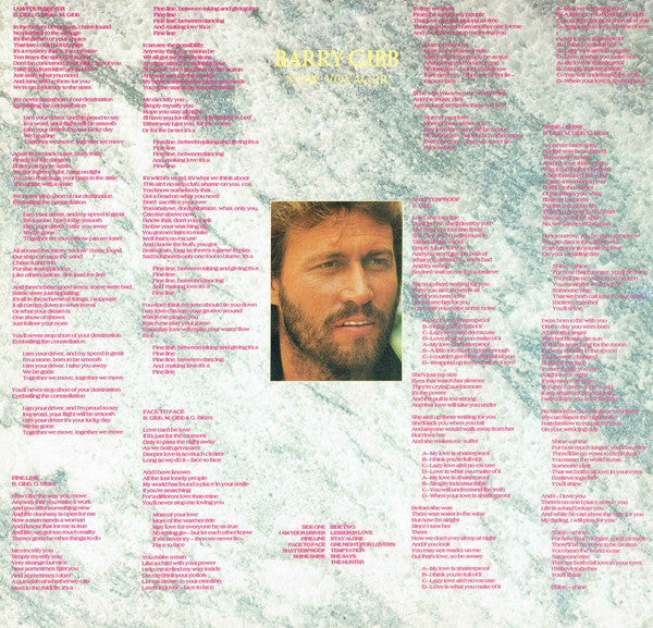 Barry Gibb – Now Voyager (LP, Album, Italy - 1984)