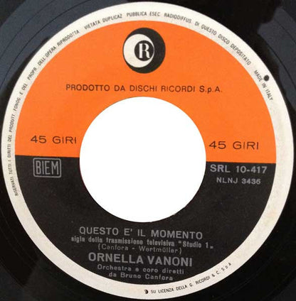 Ornella Vanoni – Tutta La Gente Del Mondo (7", Italy - 1966)