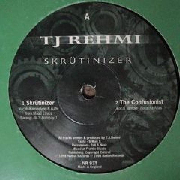 TJ Rehmi – Skrutinizer (12", UK - 1998)