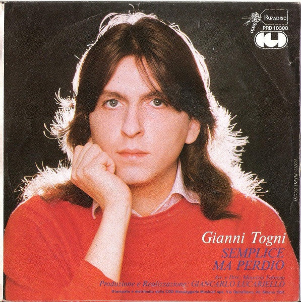 Gianni Togni – Semplice (7", Italy - 1981)