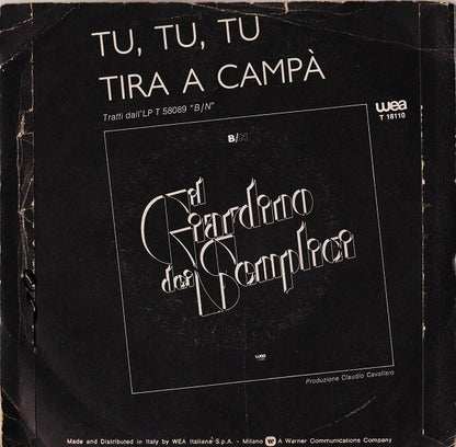 Il Giardino Dei Semplici – Tu, Tu, Tu (7", Italy - 1979)