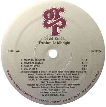 David Benoit – Freedom At Midnight (LP, Album, US - 1987)