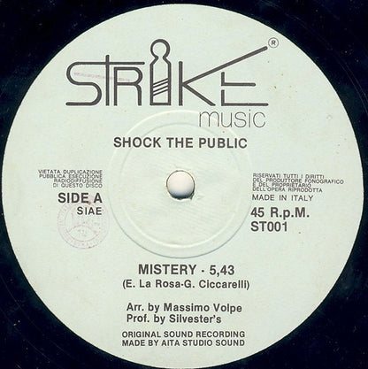 Shock The Public – Mistery (12", Italy - 1987)