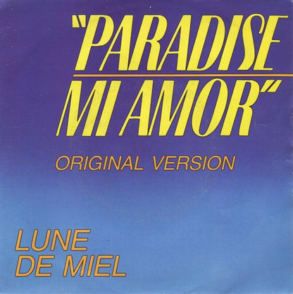 Lune De Miel – Paradise Mi Amor (7", Belgium - 1984)