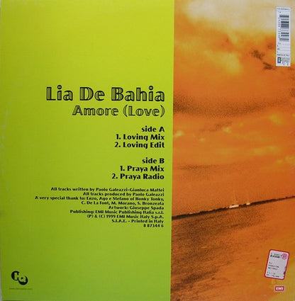 Lia De Bahia – Amore (Love) (12", Italy - 1999)
