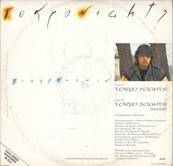 Tommy Kelvin – Tokyo Nights (12", Italy - 1986)