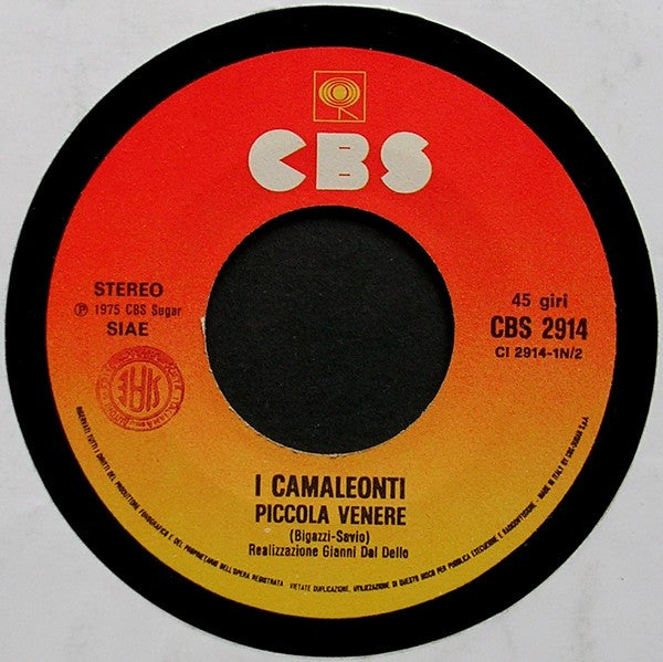 I Camaleonti – Piccola Venere (7", Italy - 1975)